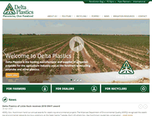 Tablet Screenshot of deltaplastics.com